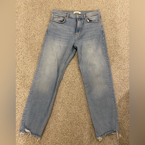 Zara straight leg jeans size 8 - Picture 1 of 3
